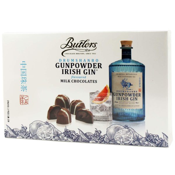Vollmilchschoko-Trüffel mit Gunpowder Irish Gin Geschmack von Butlers Chocolate