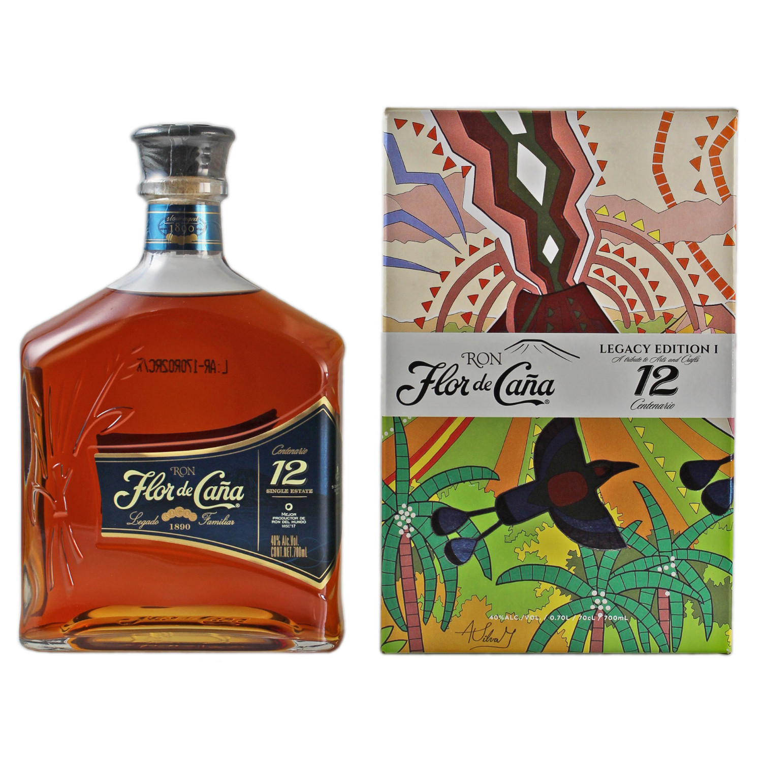 Flor de Cana Centenario 12 Jahre - Nicaragua Rum - 40% Vol. 0,70 l |  Gourmetage