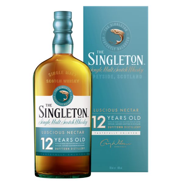 The Singleton 12 Jahre Single Malt Scotch Whisky 0,7 l – milder Speyside‑Whisky mit Vanille, Früchten & honigiger Süße