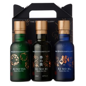 Ki No Bi Gin Tasting Set – 3 x 0,20 l | Kyoto Distillery Japan – Premium Gin Set mit 3 Sorten