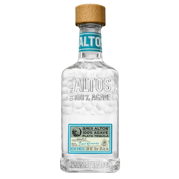 Olmeca Altos Plata Tequila 0,7 l – klarer Premium-Tequila aus 100 % Agave, 38 % Vol., frisch & aromatisch