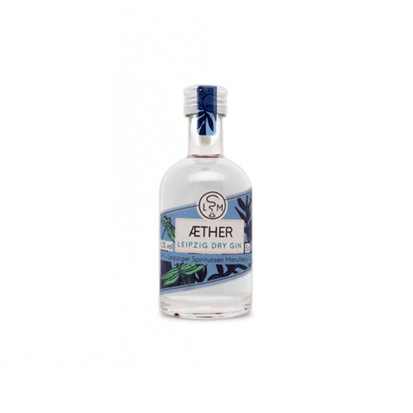 Leipziger Spirituosen Manufaktur Miniatur Aether Leipzig Dry Gin