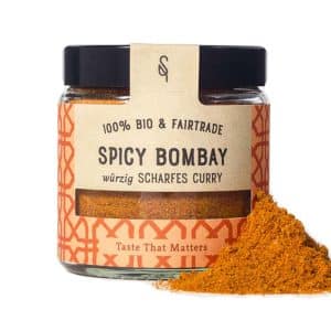 Glas mit Indische Gewürzmischung Spicy Bombay von SoulSpice