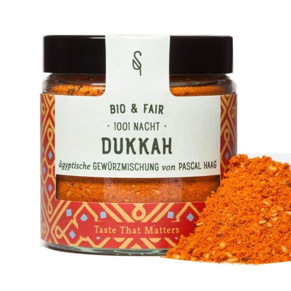 Bio Gewürzmischung Dukkah von SoulSpice im Glas