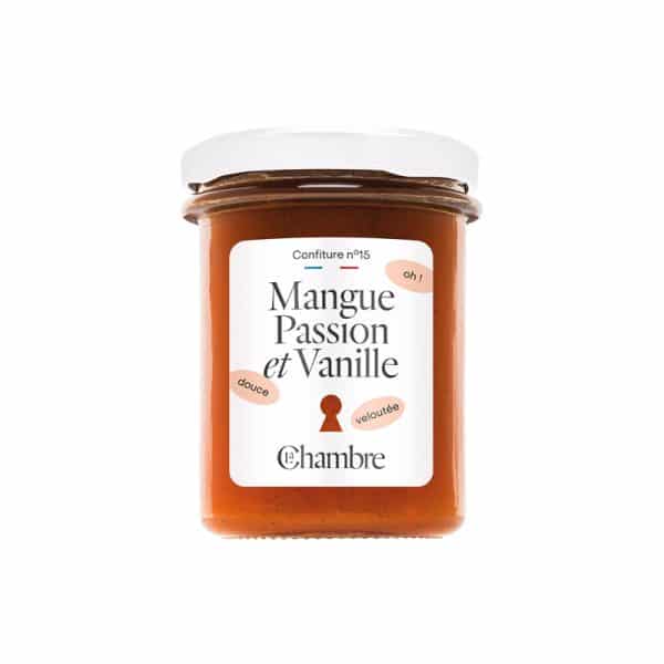 Konfitüre Mango Passion & Vanille avon La Chambre aux Confitures aus Frankreich