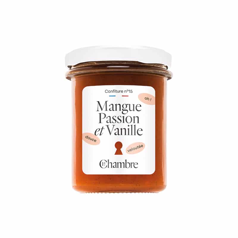 Konfitüre Mango Passion & Vanille avon La Chambre aux Confitures aus Frankreich