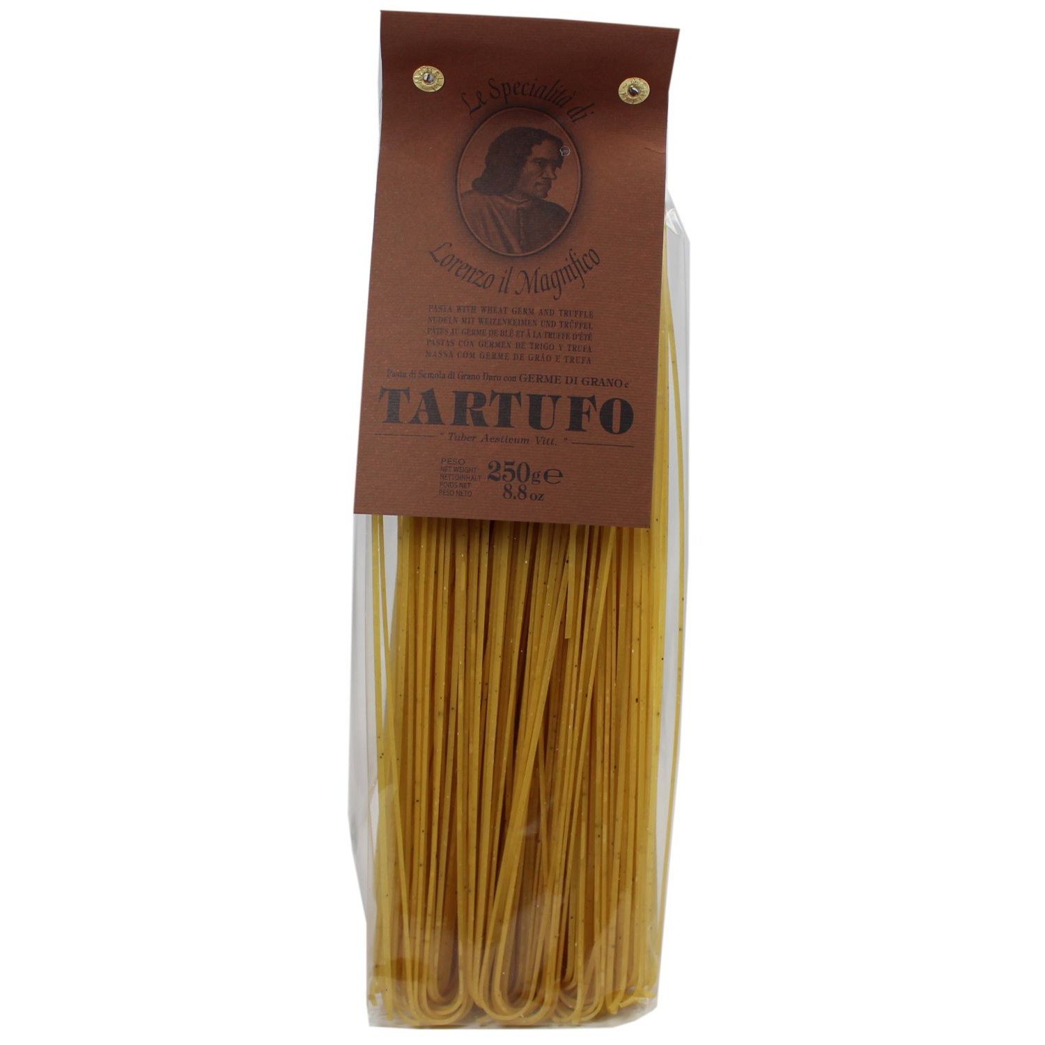 Packung Lorenzo il Magnifico Tagliolini mit Trüffeln, 250 g