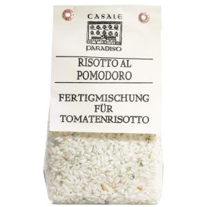 Eine Packung Risotto-Mischung "Risotto al Pomodoro" aus Italien.