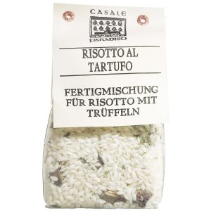 Eine Packung Risotto-Mischung "Risotto al Tartufo" aus Italien von Casale Paradiso.