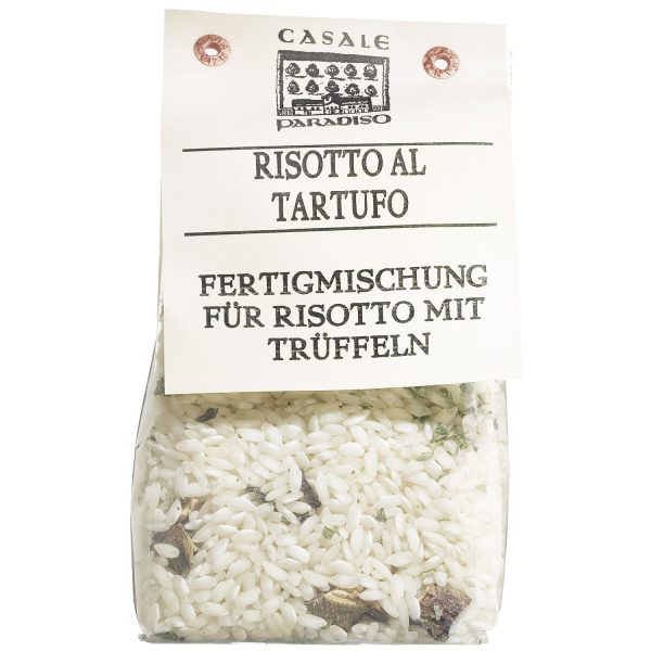 Eine Packung Risotto-Mischung "Risotto al Tartufo" aus Italien von Casale Paradiso.