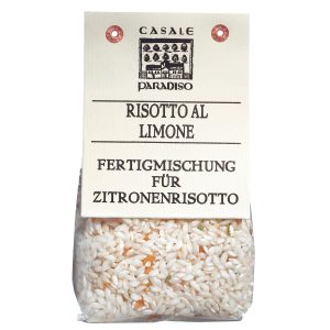 Eine Packung Risottomischung "Risotto ai Funghi Porcini" aus Italien von Casale Paradiso.