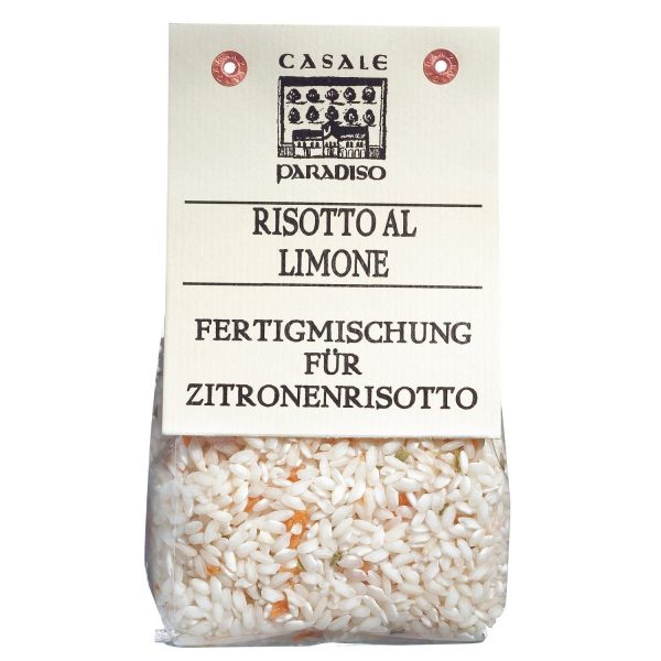 Eine Packung Risottomischung "Risotto ai Funghi Porcini" aus Italien von Casale Paradiso.