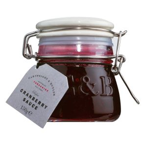 Ein Glas Cartwright & Butler Cranberry Sauce.