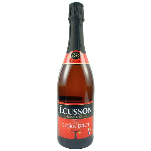 Eine Flasche des Cidre de Normandie Brut Écusson 0,75l