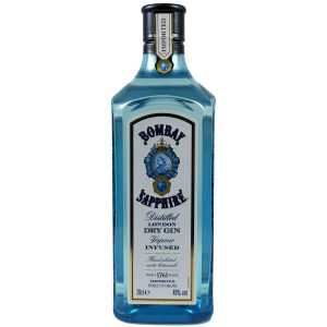 Bombay Sapphire London Dry Gin 0,7l – klassischer Wacholder- und Kräutergenuss