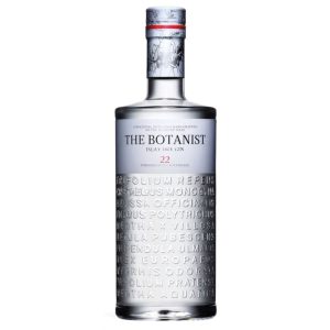 Flasche The Botanist Islay Dry Gin, 0,7 l – klarer Gin mit markanter, beschrifteter Flasche