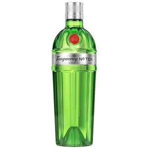 Flasche Tanqueray Ten, 0,7 l – klarer Gin mit grünem Flaschenboden
