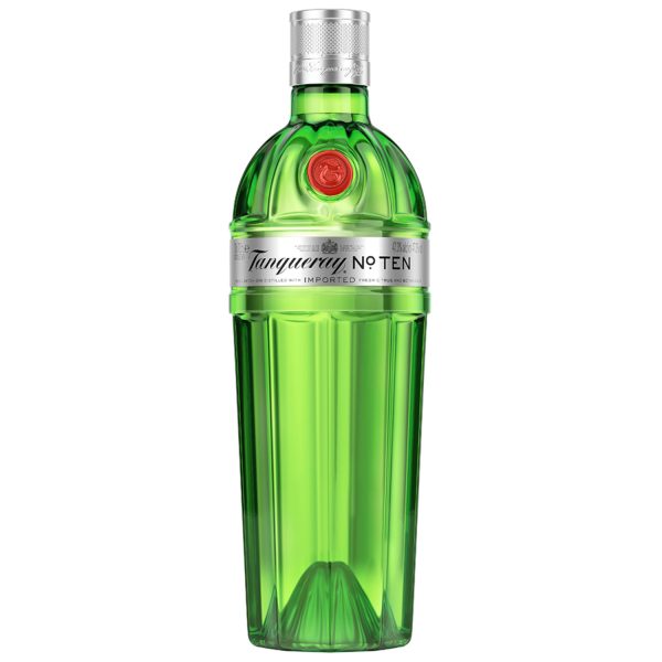 Flasche Tanqueray Ten, 0,7 l – klarer Gin mit grünem Flaschenboden