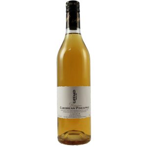Flasche Caribbean Pineapple Likör, 0,7 l – klarer, goldener Likör