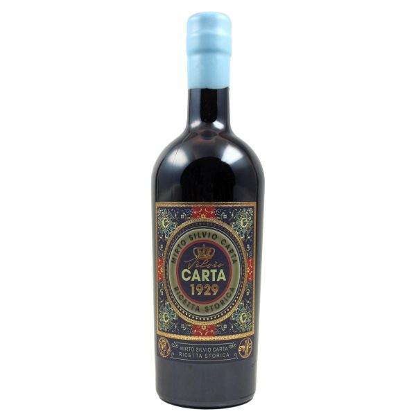 Flasche Mirto Ricetta Storica, 0,7 l – dunkler, roter Myrthenlikör