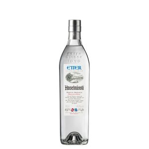 Flasche Haselnüssli, 0,35 l – klarer Haselnussgeist in einer schlichten Flasche