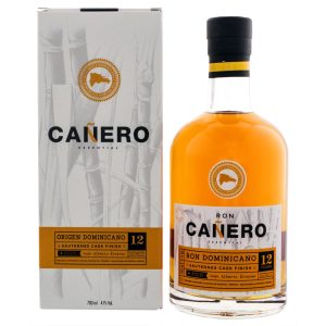 Flasche Ron Cañero 12 Jahre, 0,7 l – dunkler Rum in einer eleganten Flasche