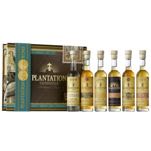 Plantation Experience Box mit sechs 0,1-l-Flaschen Rum – eine Sammlung karibischer Rumsorten