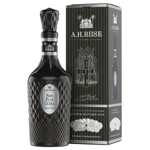 Flasche Old St. Croix A.H. Riise NPU Black Rum, 0,7 l – dunkler Rum in einer eleganten Flasche
