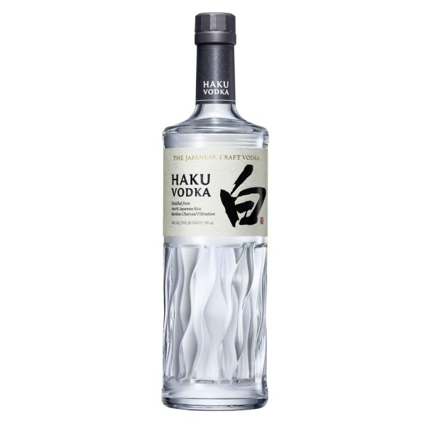 Flasche Haku Vodka Suntory, 0,7 l – klarer, japanischer Vodka mit einem eleganten Flaschendesign