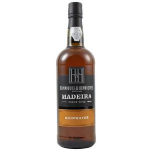Flasche Henriques & Henriques Madeira Rainwater, 0,75 l – leuchtende Bernsteinfarbe und elegantes Etikett