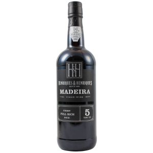 Flasche Madeira Finest Full Rich 5 Jahre von Henriques & Henriques, 0,75 l – bernsteinfarbener Wein