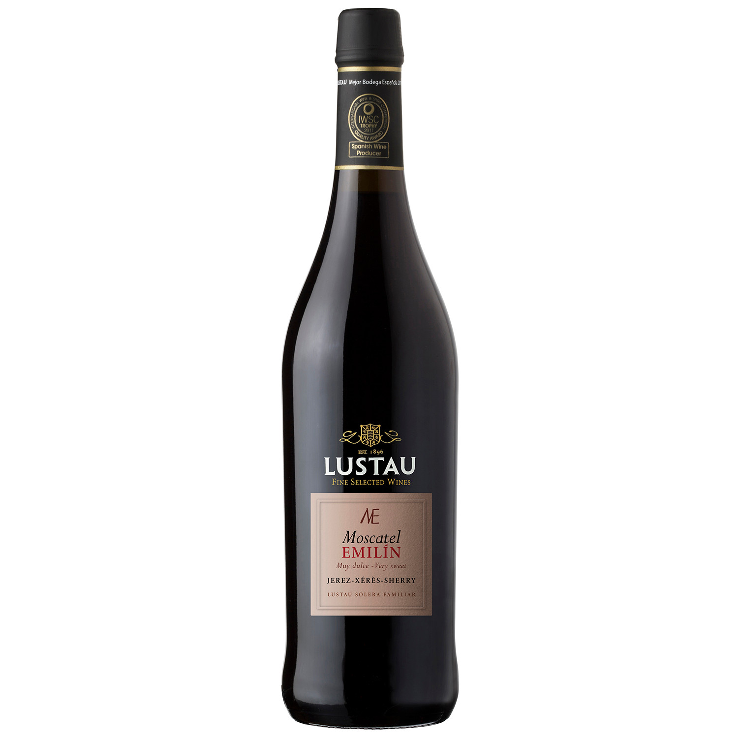 Flasche Sherry Moscatel Superior "Emilin" Solera Reserva von Emilio Lustau, 0,75 l