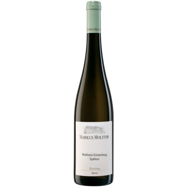 Flasche Riesling Spätlese feinherb Wehlener Klosterberg vom Weingut Markus Molitor, Mosel, Deutschland, 0,75 l