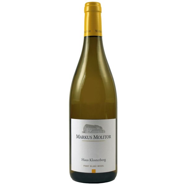 Flasche Pinot Blanc trocken Haus Klosterberg vom Weingut Markus Molitor, Mosel, Deutschland, 0,75 l