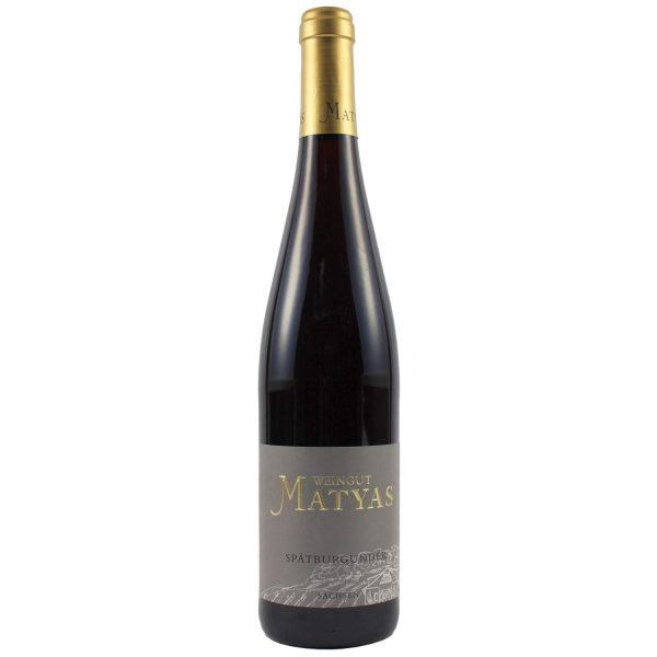 Flasche Spätburgunder trocken vom Weingut Matyas, Sachsen, Deutschland, 0,75 l
