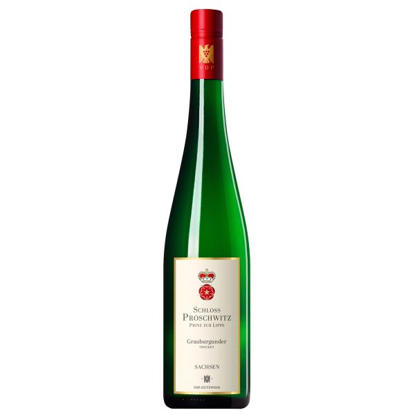 Flasche Grauburgunder trocken vom Weingut Schloss Proschwitz