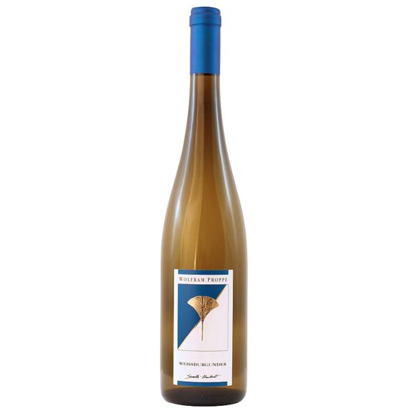 Flasche Weißburgunder trocken vom Weingut Wolfram Proppe, Saale-Unstrut, Deutschland, 0,75 l