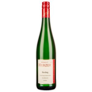Flasche Riesling trocken - Naumburger Steinmeister vom Weingut Herzer, Saale-Unstrut, Deutschland, 0,75 l