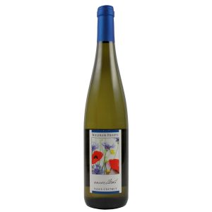 Flasche Unverblümt Weißweincuvée trocken vom Weingut Wolfram Proppe, Saale-Unstrut, Deutschland, 0,75 l