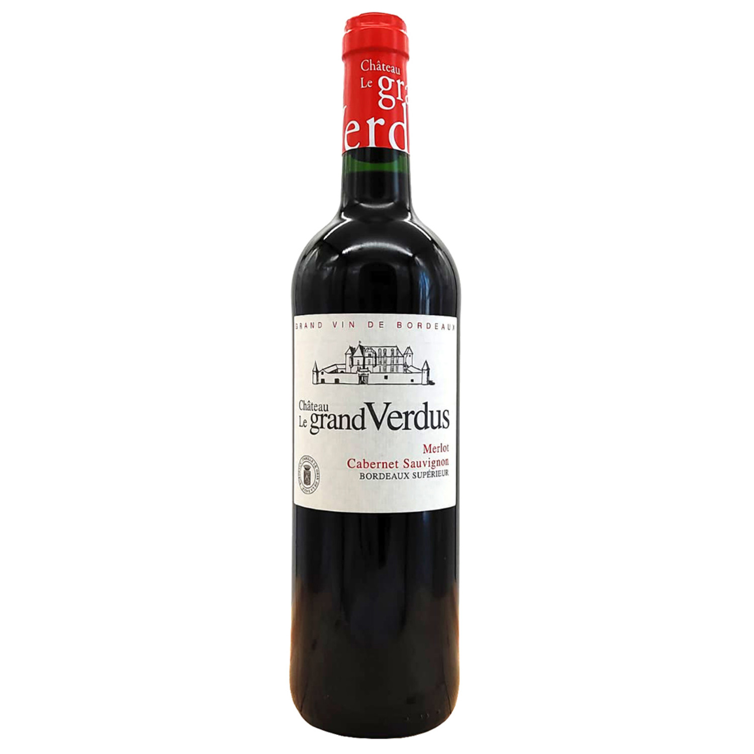 Flasche Chateau Grand Verdus Bordeaux Superieur AC, Bordeaux, Frankreich, 0,75 l