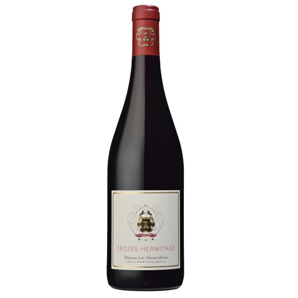 Flasche Crozes-Hermitage Rouge von Maison Les Alexandrins, Rhône, Frankreich, 0,75 l