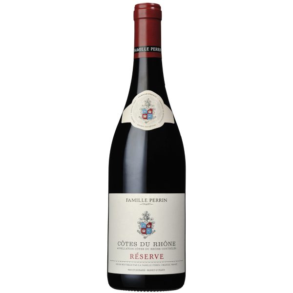 Flasche Côtes du Rhône Réserve von Famille Perrin, Rhône, Frankreich, 0,75 l
