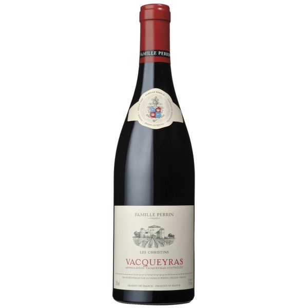 Flasche Vacqueyras Les Christins von Famille Perrin, Rhône, Frankreich, 0,75 l