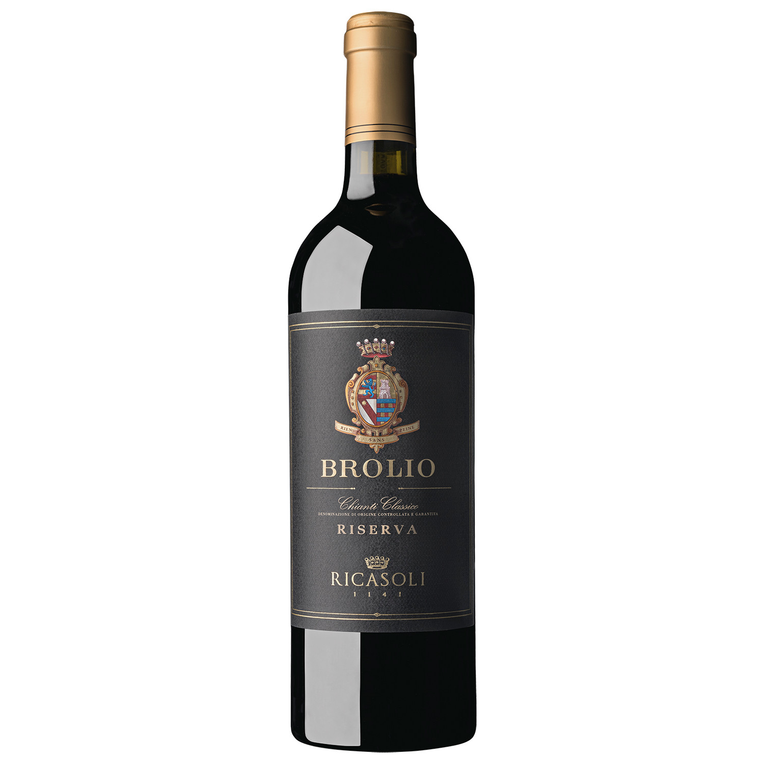 Flasche Brolio Riserva Chianti Classico DOCG, Barone Ricasoli, Toskana, Italien, 0,75 l
