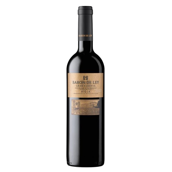 Flasche Barón de Ley Gran Reserva Rotwein aus Rioja DOCa, Spanien