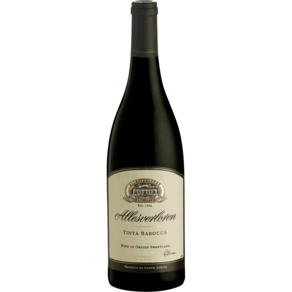 Flasche Allesverloren Tinta Barocca Rotwein aus Swartland, Südafrika