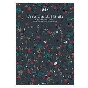 Adventskalender Tartufini Dolci – Trüffelpralinen in 8 versch. Sorten 175g – Viani, Italien