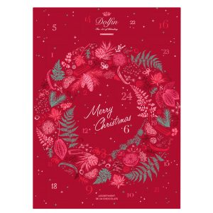 Advent Calendar - Adventskalender mit Schokotäfelchen 108g - Dolfin, Belgien