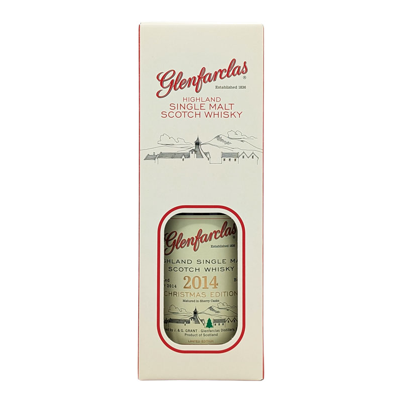 Flasche Glenfarclas Christmas Malt 2025 Single Speyside Malt – limitierte Weihnachtsedition aus der Speyside, Schottland