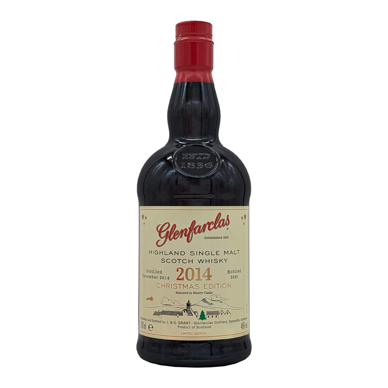 Flasche Glenfarclas Christmas Malt 2025 Single Speyside Malt – limitierte Weihnachtsedition aus der Speyside, Schottland